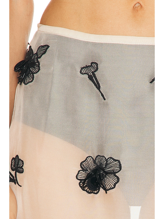 L'Academie MINAH スカート - Nude & Black | FWRD