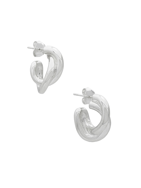Lie Studio The Diana Earrings in Sterling Silver | FWRD