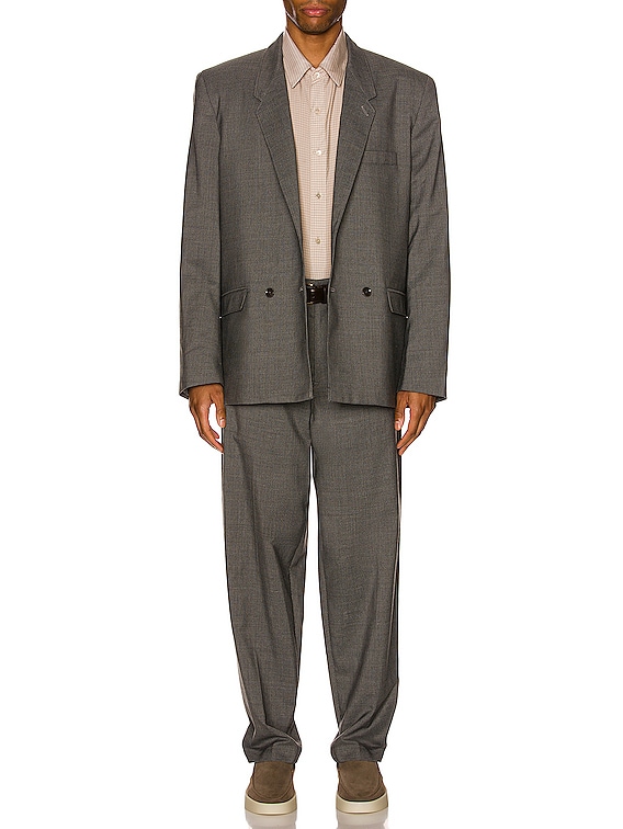 本物 Blue in Blazer DB Boxy Lemaire & FWRD | Anthracite ジャケット・アウター