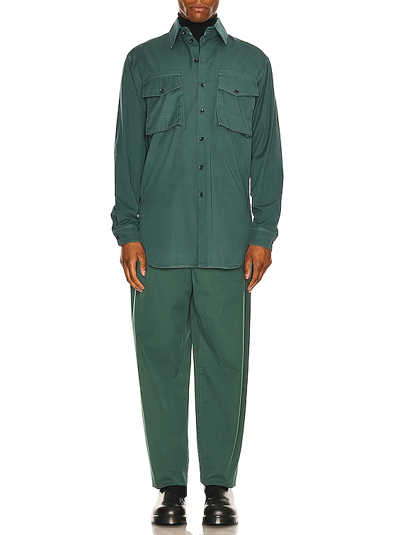 Lemaire Elasticated Easy Pants in Myrtle Green | FWRD