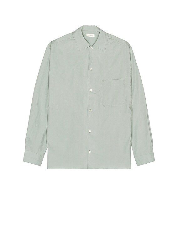 Lemaire Convertible Collar Shirt in Light Blue | FWRD