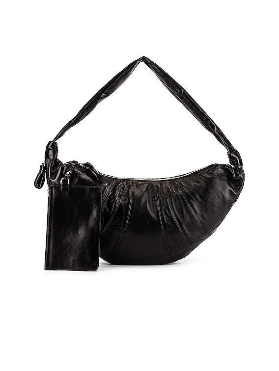 LEMAIRE Large Croissant Bag/ Black