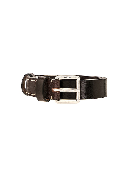 Lemaire Reversed 25 Belt in Dark Brown | FWRD