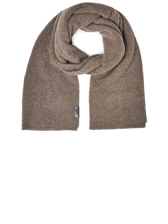 LEMAIRE Maxi Fluffy Scarf マフラー ストール LEMAIRE(ルメール) | マキシ フラッフィー スカーフ - ブラウン