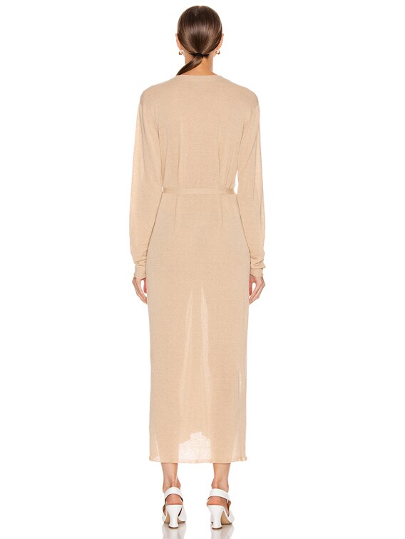 Lemaire Cardigan Dress in Ginger Beige | FWRD Lemaire Cardigan Dress in Ginger Beige | FWRD