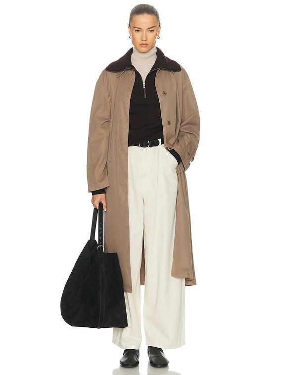 Lemaire Zipped Sweater in Aubergine | FWRD