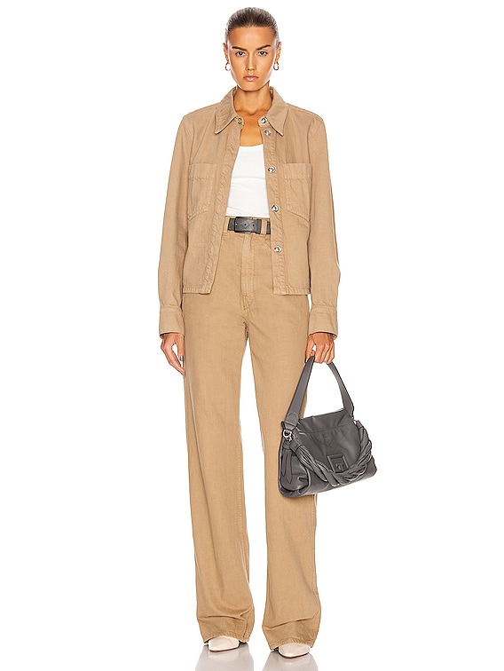 Lemaire // Cream Asymmetrical Wrap Shirt – VSP Consignment