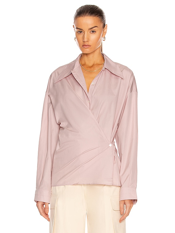 Lemaire Twisted Shirt in Violet | FWRD