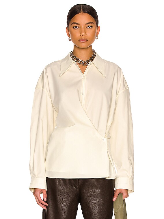 Lemaire Twisted Shirt in Lemon Glaze | FWRD