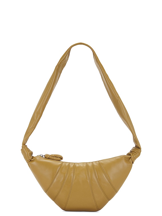 Lemaire Small Croissant Bag in Ochre Khaki | FWRD