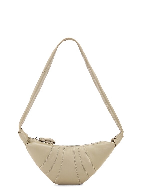 Lemaire Small Croissant Bag in Dark Sage | FWRD