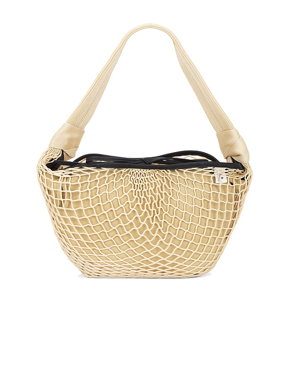 Lemaire Fortune Croissant Filt Bag in Light Beige | FWRD