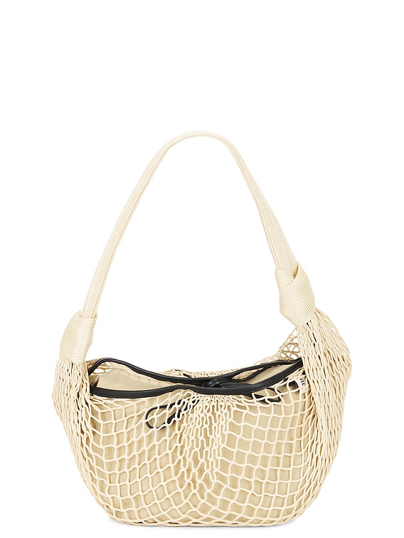 Lemaire Fortune Croissant Filt Bag in Light Beige | FWRD