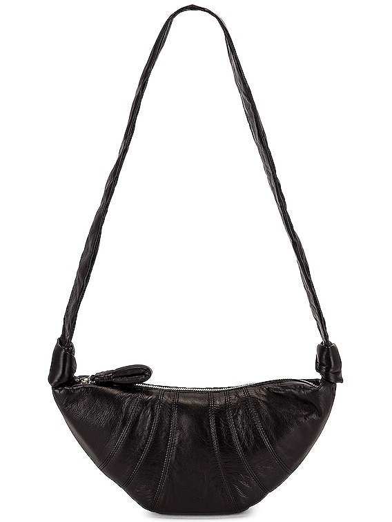 Lemaire Small Croissant Bag in Black | FWRD