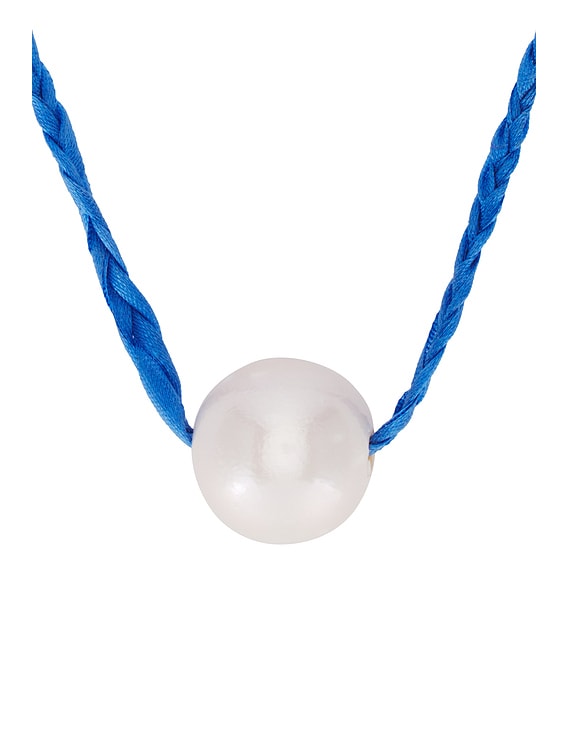Uno Pearl On Silk Necklace