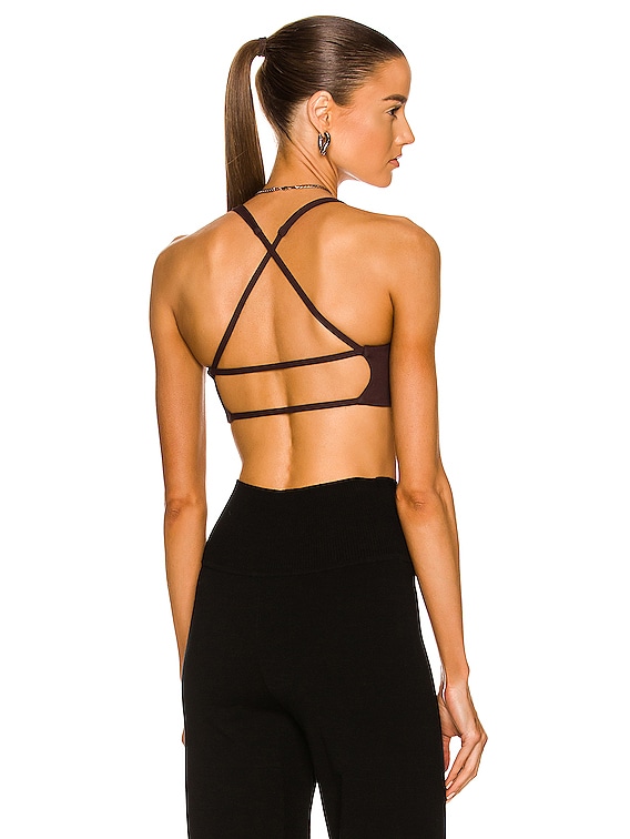 Live The Process Corset Grid Bra in Mission Fig