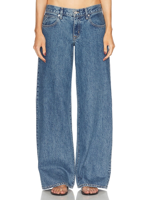 SLVRLAKE Lexi Low Rise Wide Leg in Satisfaction | FWRD