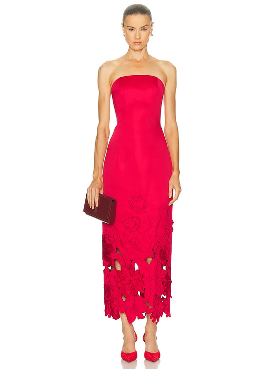 Zayna Applique Bustier Maxi Dress