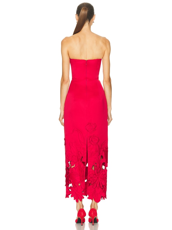Zayna Applique Bustier Maxi Dress