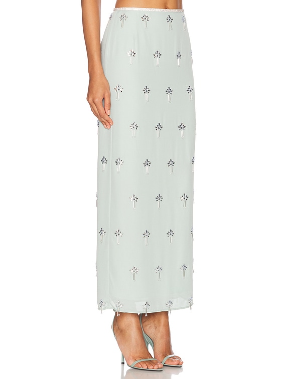 Clementine Embellished Maxi Skirt
