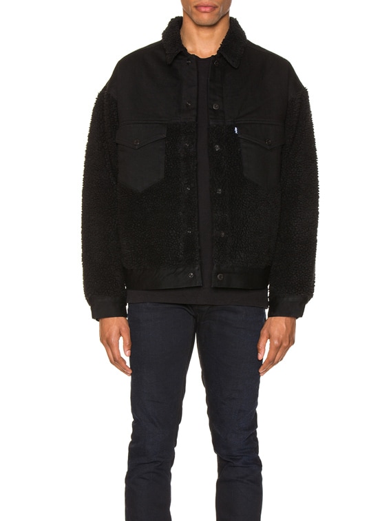 levis oversized sherpa