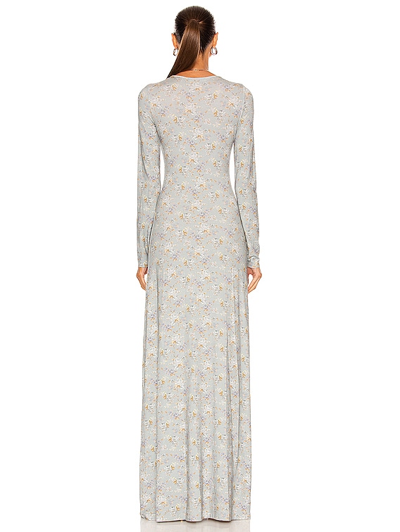 slim fit dress slacks Long Sleeve Lace Maxi Dress main image 1