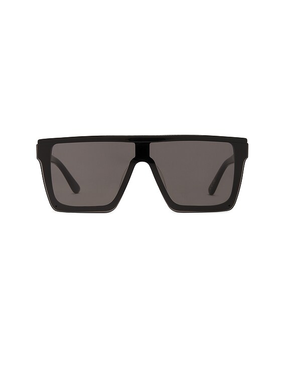 LAPOINTE black shield sunglasses La-sunglass in Black Black | LAPOINTE main image 4