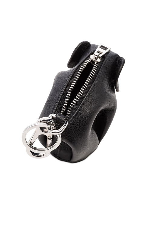 小物 LOEWE elephant charm BLACK Loewe Elephant Charm in Black | FWRD