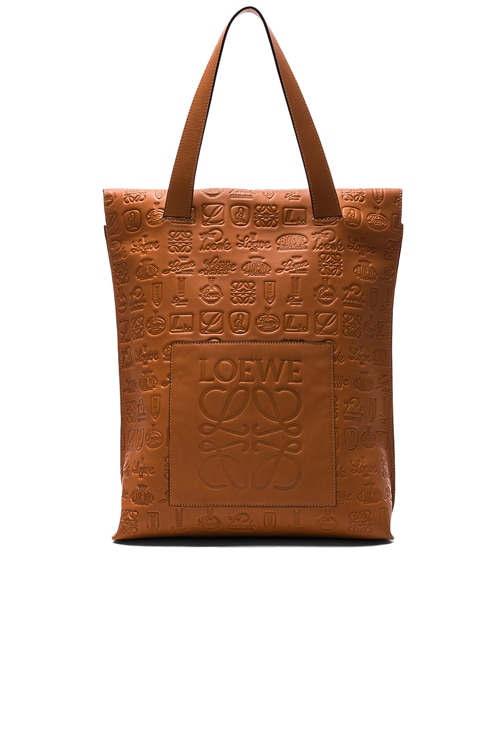 Loewe Signature Shopper Bag in Tan | FWRD