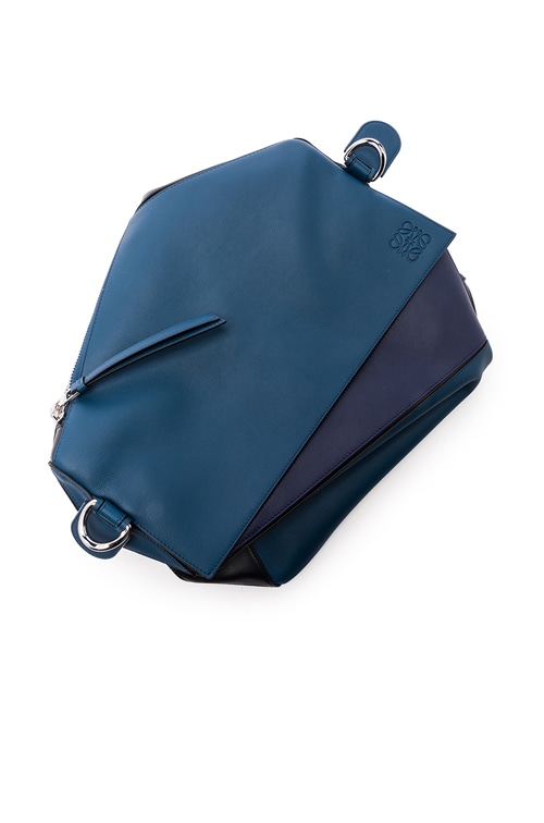 Loewe XL Puzzle Bag in Indigo, Marine & Black | FWRD