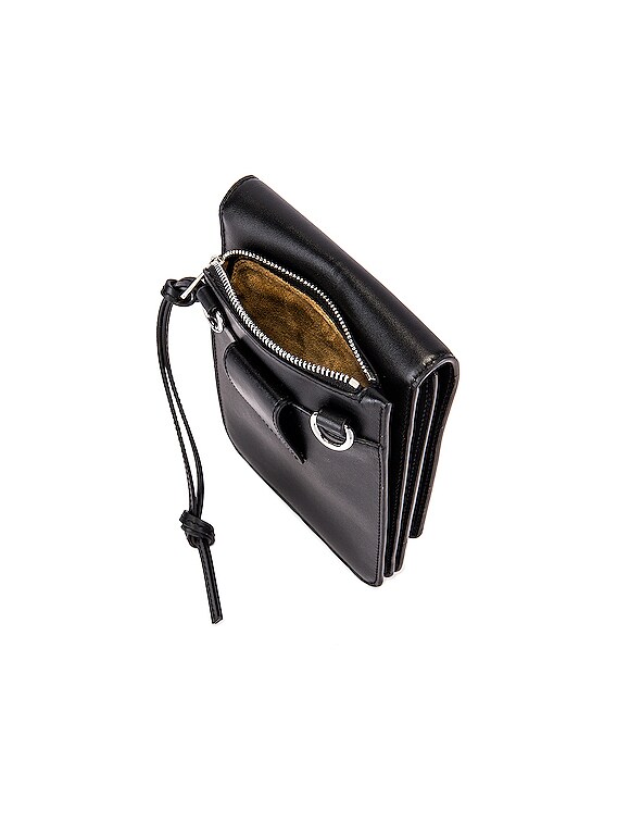 ショルダーバッグ LOEWE  Gusset Flat Crossbody Bag in Black Loewe Gusset Flat Crossbody Bag in Black for Men | Lyst