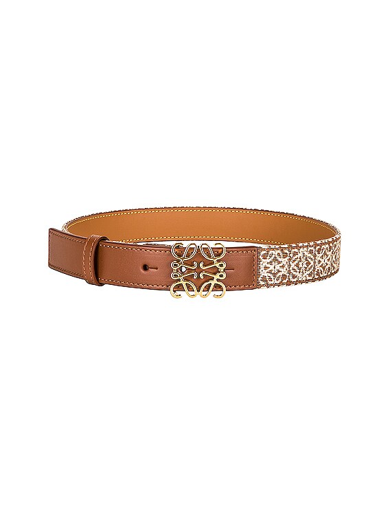 Loewe Women's Anagram Leather Belt