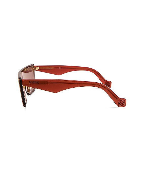 Loewe Small Mask Sunglasses in Pink | FWRD