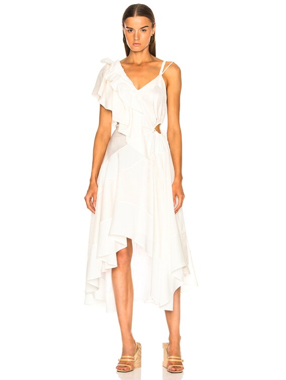 loewe white dress