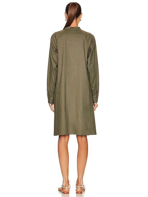 【LOEWE】ANAGRAM TUNIC DRESS Loewe Anagram Pocket Tunic Dress | Neiman Marcus