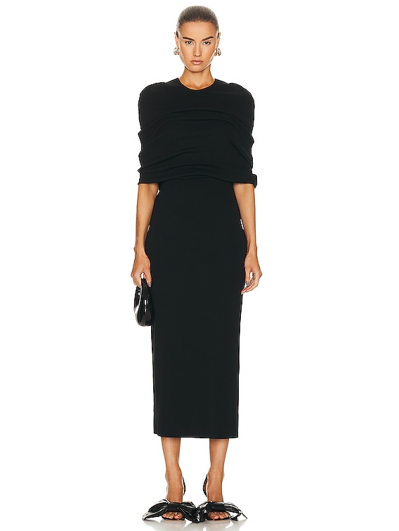 【関税&送料込】Loewe Black Stretch Cady Dress Loewe Black Stretch Cady Dress – LOZURI®