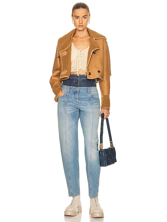 Loewe Trompe L'oeil Pant in Blue Denim | FWRD
