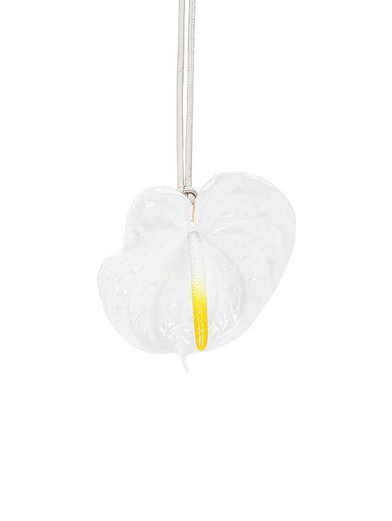 Anthurium charm in resin Green - LOEWE