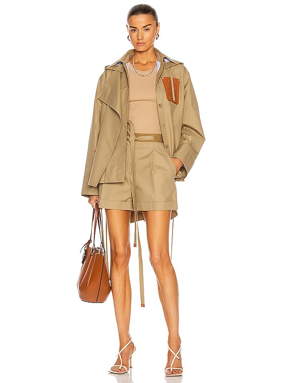 Loewe Military Hooded Parka in Sweet Caramel | FWRD