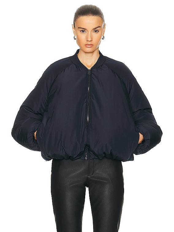 Loewe Padded Bomber Jacket in Dark Navy | FWRD