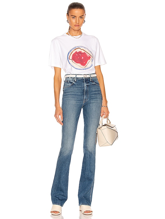Loewe Jam Print T-Shirt in White | FWRD Loewe Jam Print T-Shirt in White | FWRD