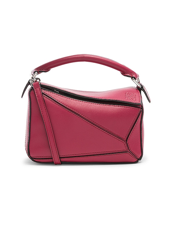 Loewe Puzzle Mini Bag Pink Leather Crossbody New