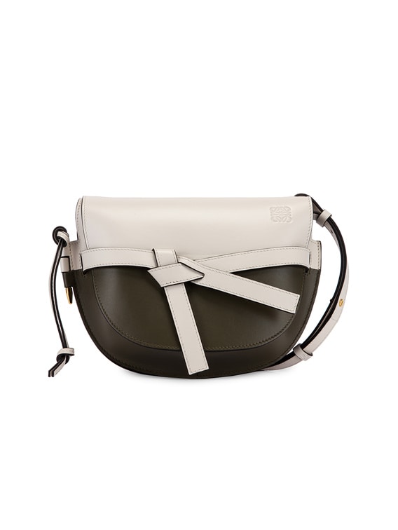 Green Gate mini leather cross-body bag, LOEWE