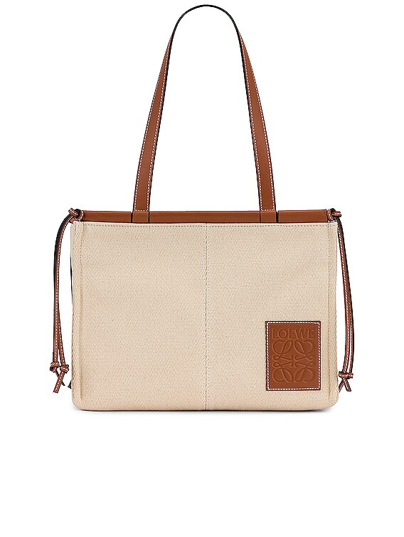 Loewe Cushion Tote Small Bag in Light Oat | FWRD