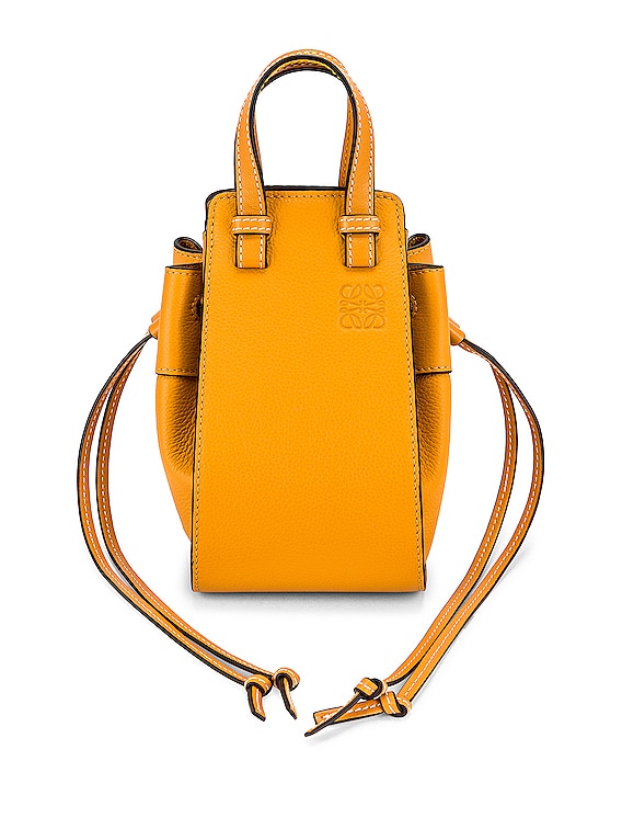 New> Loewe Small Leather Yellow Horseshoe Bag - Vinted