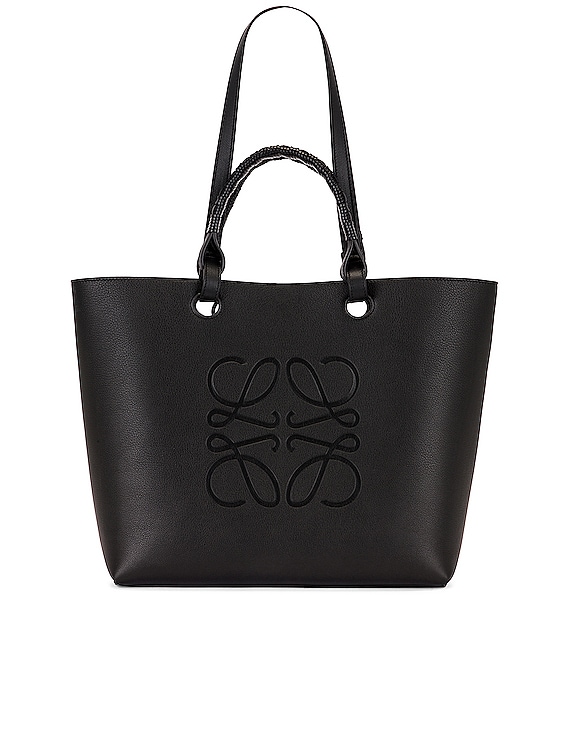 Loewe Anagram Tote Bag in Black | FWRD