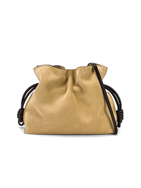 Loewe Small Suede Brown Shoulder Bag Loewe