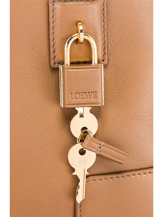 Loewe Amazona 19 Square Bag in Mink | FWRD