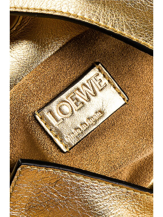 Loewe Flamenco Clutch Mini Chain Bag in Gold | FWRD