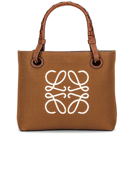 Loewe Anagram Tote review: jacquard canvas and calfskin lining